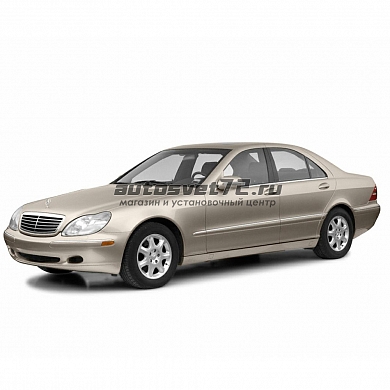 Стекло фары Mercedes Benz S-Class W220 (2002-2005) (правое)